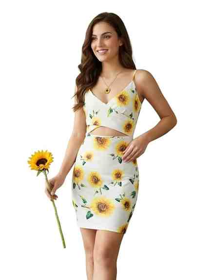 GRECIILOOKS Rayon Dress for Women